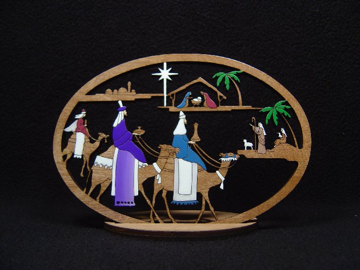 Small 3 King Nativity #214